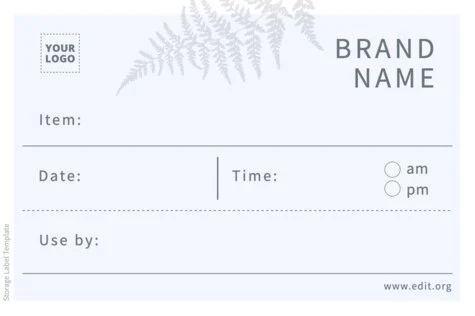 Customize your label