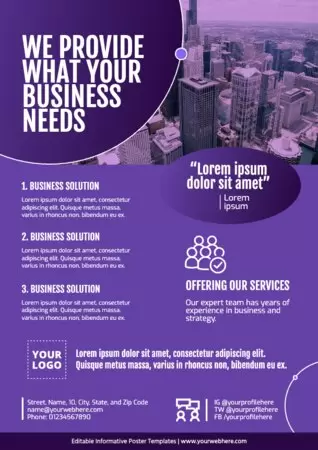 Create a flyer for free