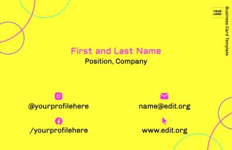 Design your business card