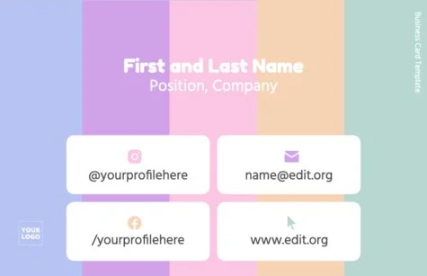 Design your business card
