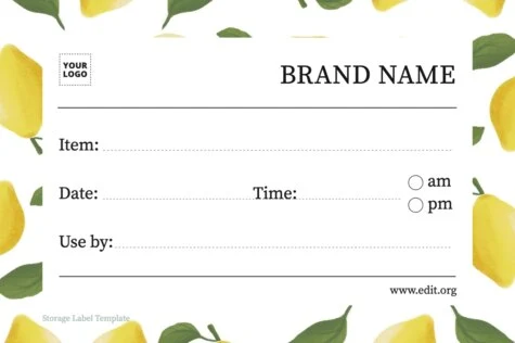 Customize your label