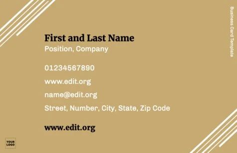 Design your business card