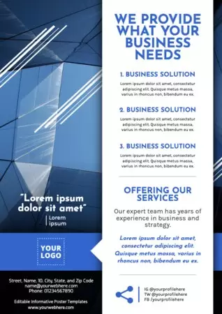 Create a flyer for free