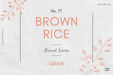 Customize your label