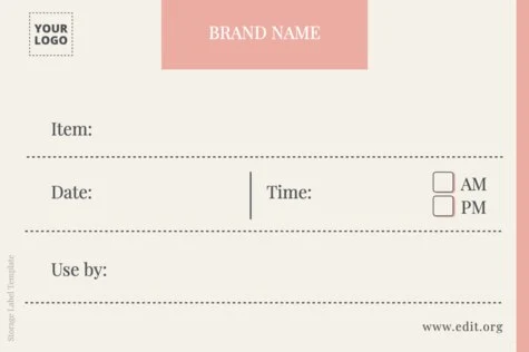 Customize your label