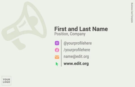 Design your business card